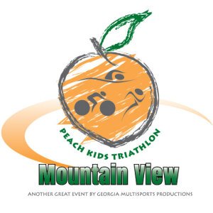 Peach Kid's Triathlon - Mountain View Logo