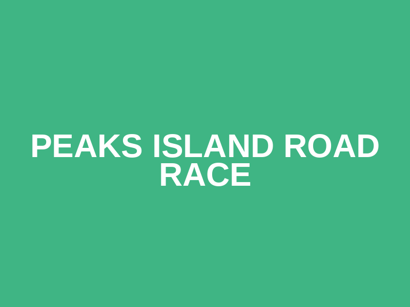 Peaks Island Road Race Logo