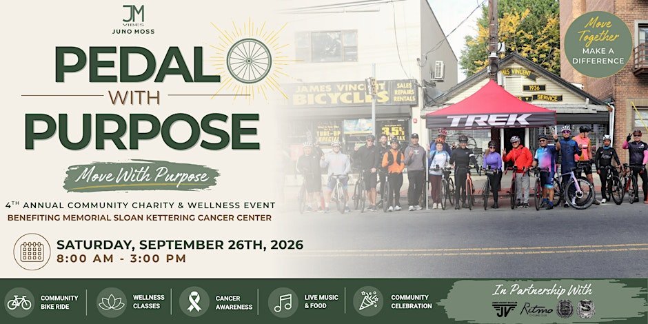 Pedal With Purpose 2026: Move To Fight Cancer Logo