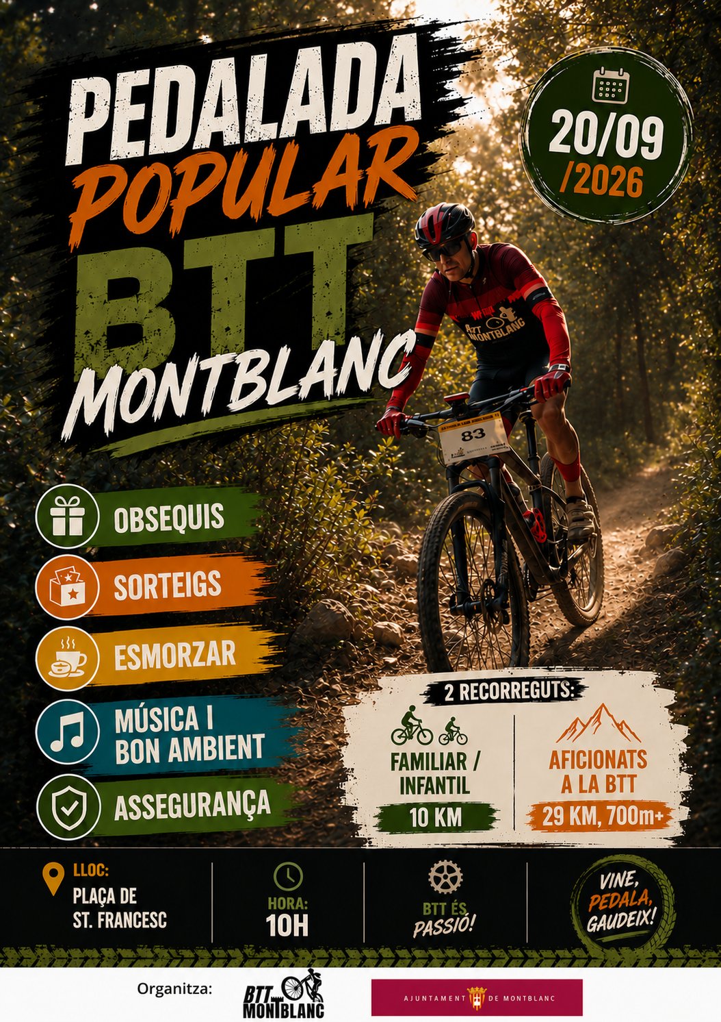 PEDALADA POPULAR BTT MONTBLANC 2026 Logo