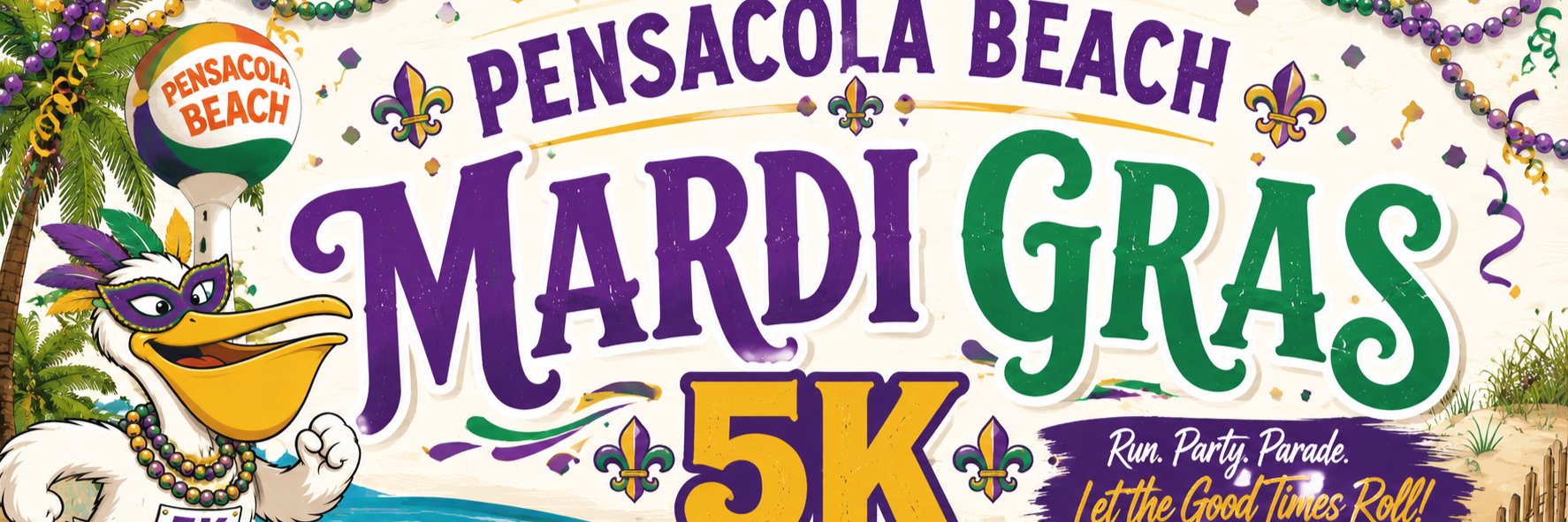 Pensacola Beach Mardi Gras Fun Run