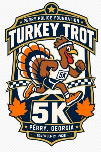Perry Police Foundation Turkey Trot 5K Logo