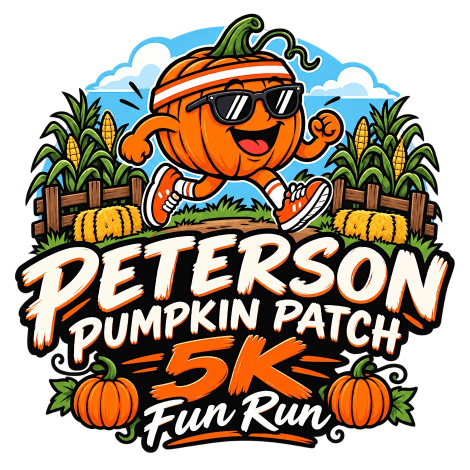 Peterson Pumpkin Patch 5k fun run Logo