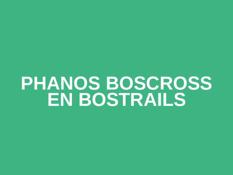 Phanos Boscross en bostrails Logo