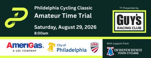 Philadelphia Cycling Classic Amateur Time Trial (NJ TT Cup #10) Logo