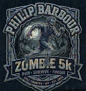 Philip Barbour Zombie Run Logo
