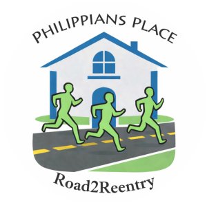 Philippians Place 5k "Road to Reentry" Logo
