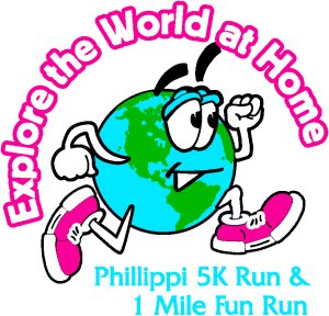 Phillippi Shores 5k - 1mile fun run Logo