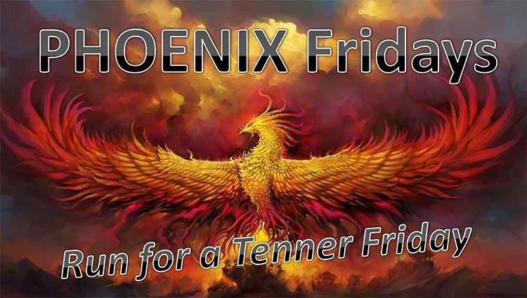 PHOENIX Fridays - Run for a Tenner Friday - November Logo