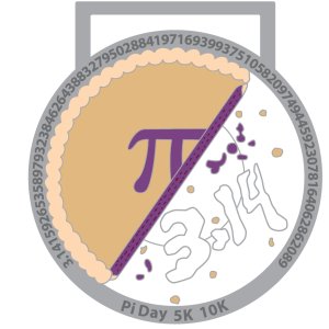 Pi Day Run Logo