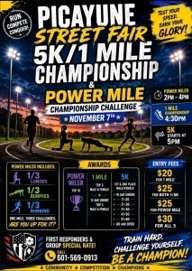 Picayune Street Fair 5K/1 Mile Championship & Power Miler Challenge