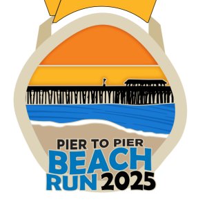 Pier to Pier Beach Run Logo