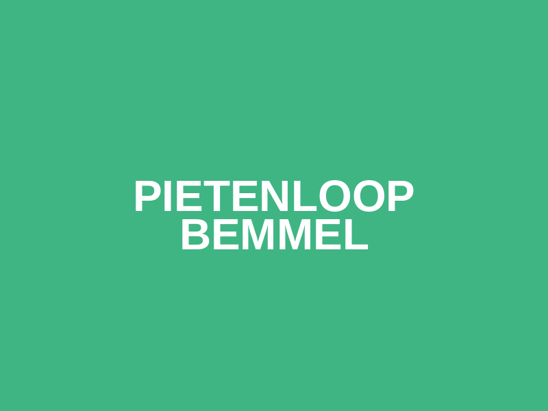 Pietenloop Bemmel Logo