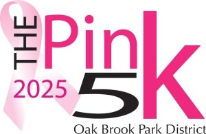 Pink 5k Oak Brook Park District Logo