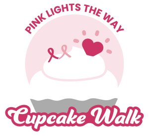 Pink Lights the Way Cupcake Walk Logo