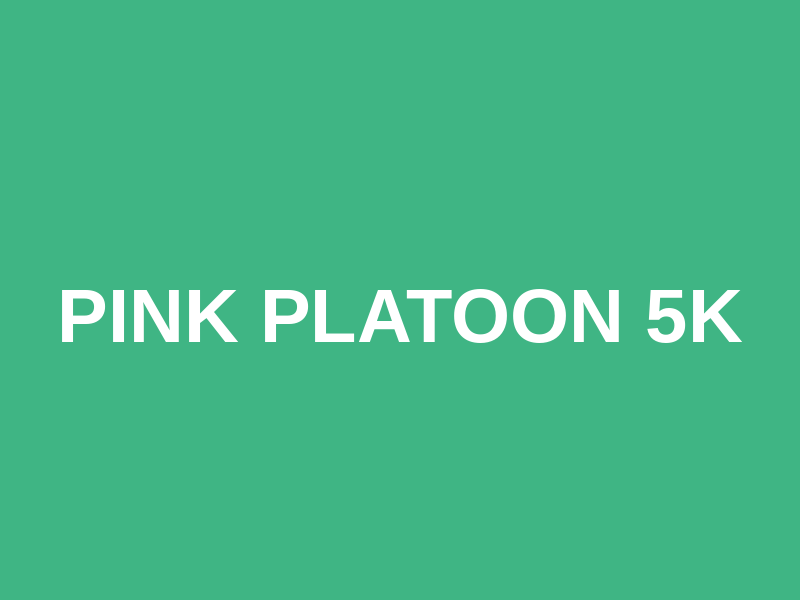 Pink Platoon 5k Logo