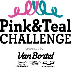 Pink & Teal Challenge Logo