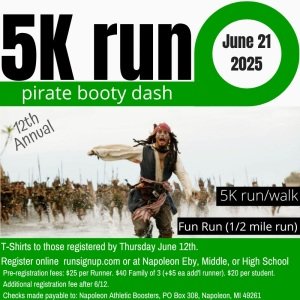 Pirate Booty Dash 5K Run/Walk/FunRun Logo