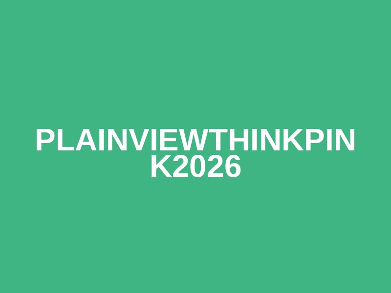PlainviewThinkPink2026 Logo