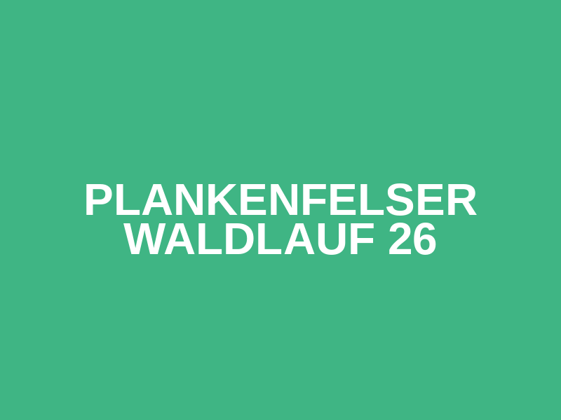 Plankenfelser Waldlauf 26 Logo