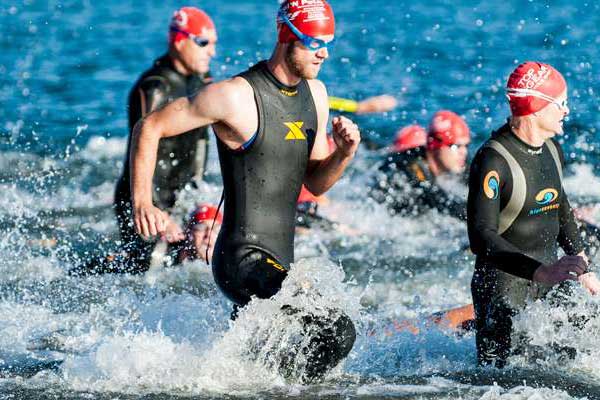 Plutonium Man Triathlon Logo