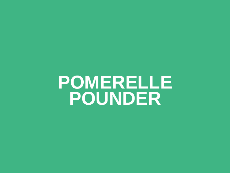 Pomerelle Pounder Logo