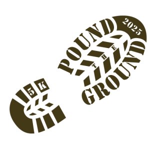 Pound the Ground 5K for Veterans Outreach Center Logo