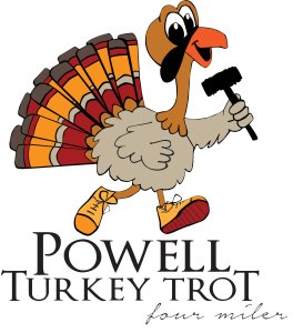 Powell Turkey Trot 4 Miler 2026 Logo