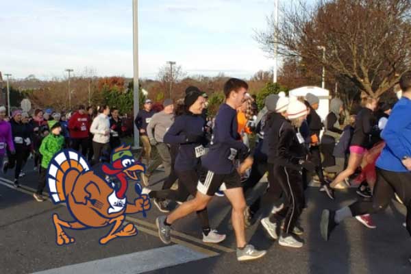 Powell Wellness Center Turkey Trot 5k Logo