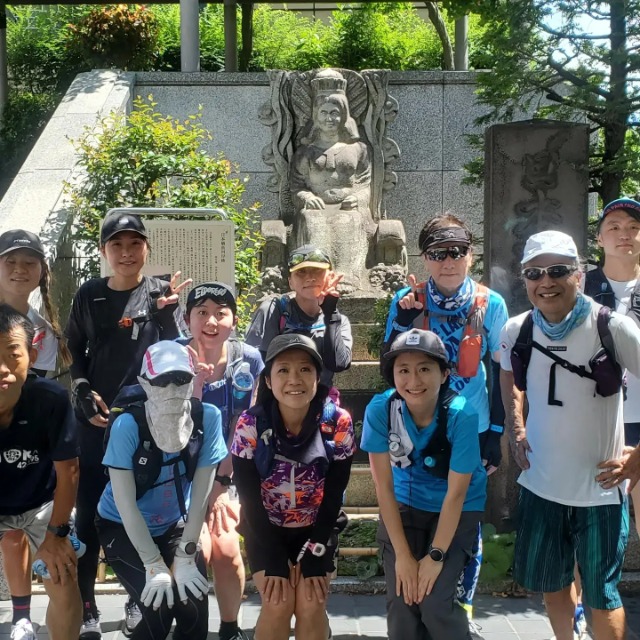 Practice Session (for beginners): Mito Komon Marathon Course Trial Run (approx. 22km, 28km, or 42km); pace: approx. 7–8 min/km; fee: 3,000 yen. (練習会　初心者向け　水戸黄門マラソン試走会ラン　約22　28　42キロ　キロ約7～8分　3000円) Logo