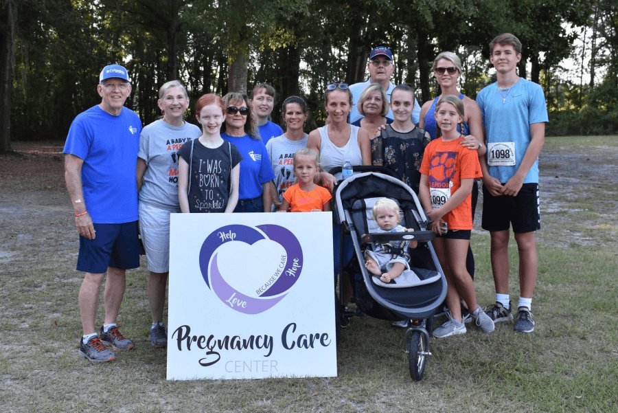 PREGNANCY CARE CENTER 5K WALK/RUN 4 LIFE Logo