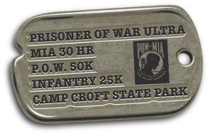 Prisoner of War Trail Race (50k - 25k - 8mi) Logo