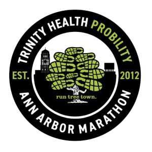 Trinity Health Probility Ann Arbor Marathon Logo
