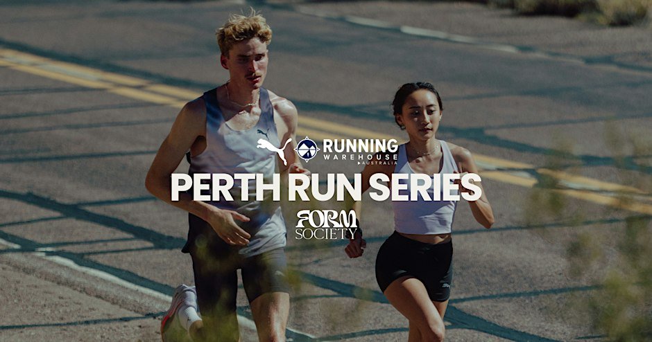 PUMA x Running Warehouse Shakeout Run | Perth Run Series Event 5 Logo