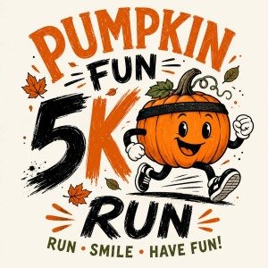 Pumkin Fun 5K Run/ Kids 1-Mile Fun Run Logo
