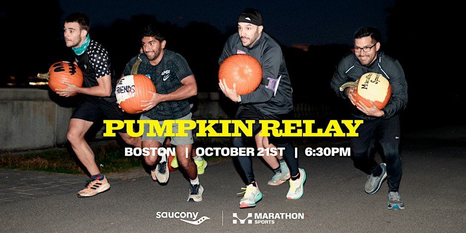 Pumpkin Relay - Boston Marathon Sports Logo