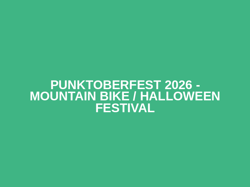 Punktoberfest 2026 - Mountain bike / halloween festival Logo