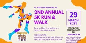 Purple Music Notes Presents 3rd Annual Marching 100 5k Run/Walk