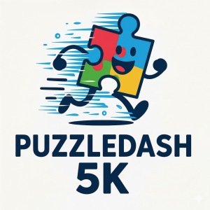 Puzzle Dash 5K Logo