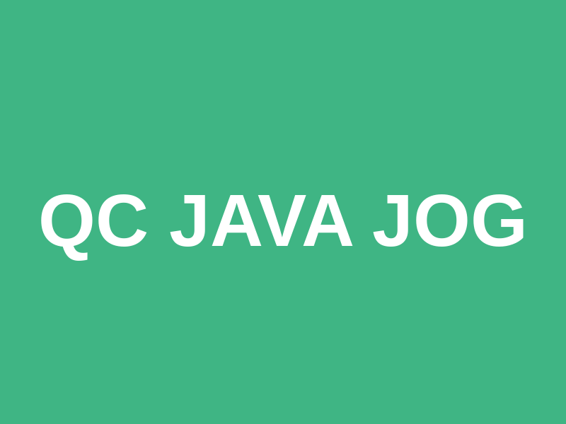 QC JAVA JOG