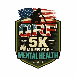 QRF 5K - Miles for Mental Health Logo