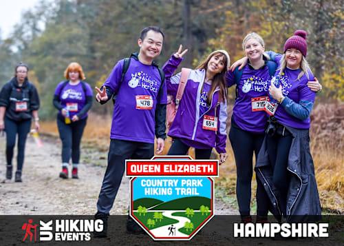 Queen Elizabeth Country Park Hiking Trail (Hampshire, UK) Logo