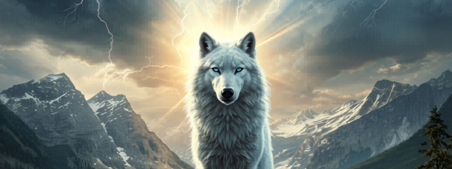 Quest of the White Wolf Logo