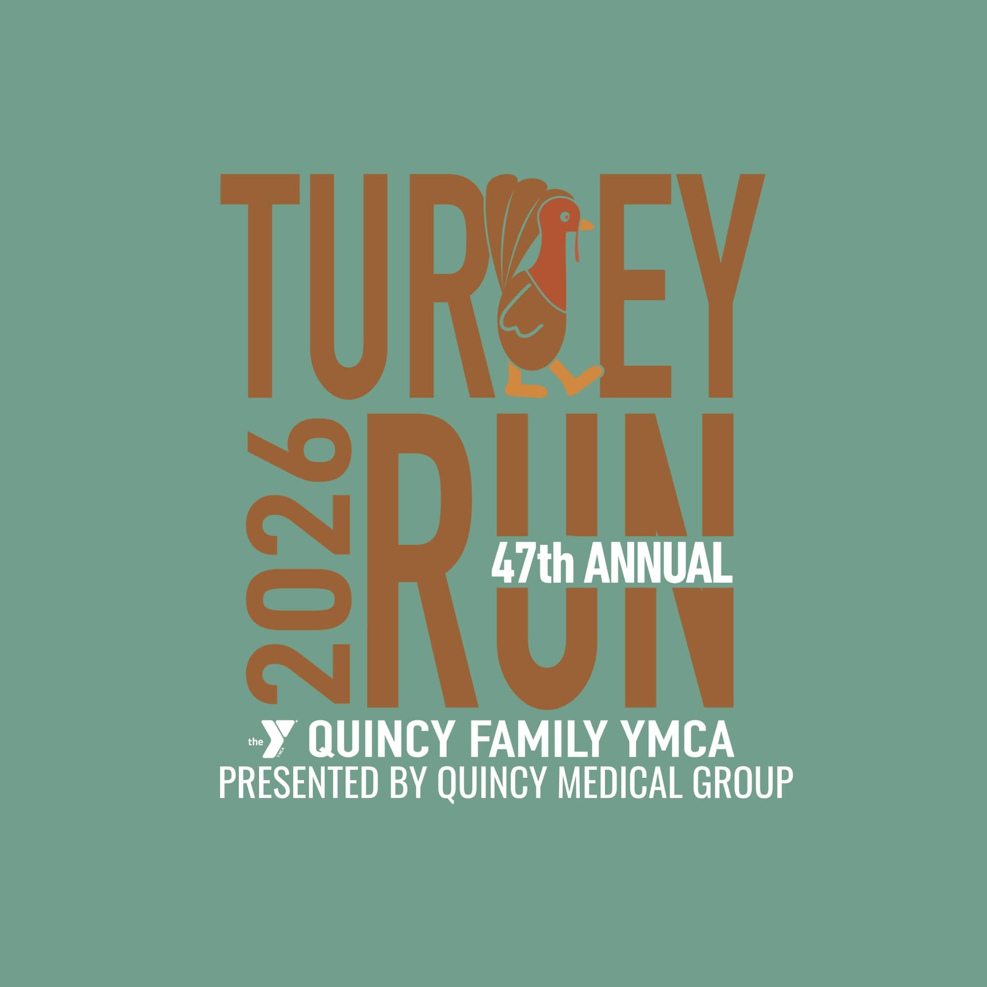 Quincy Family YMCA Turkey Run 2026 Logo