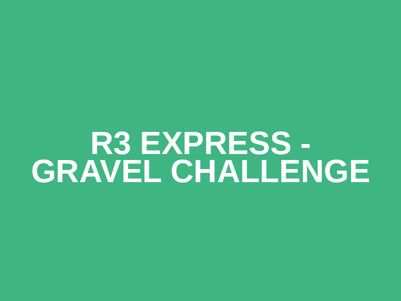 R3 Express - Gravel Challenge Logo