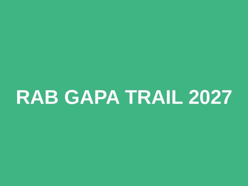 Rab GAPA TRAIL 2027 Logo