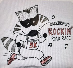 Race Brook's Rockin' Road Race Logo