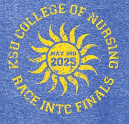 Race into Finals 5k at KSU Logo