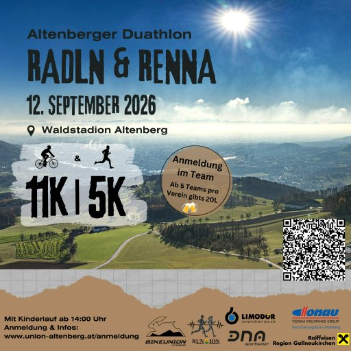 Radln & Renna - Der Altenberger Cross Duathlon Logo