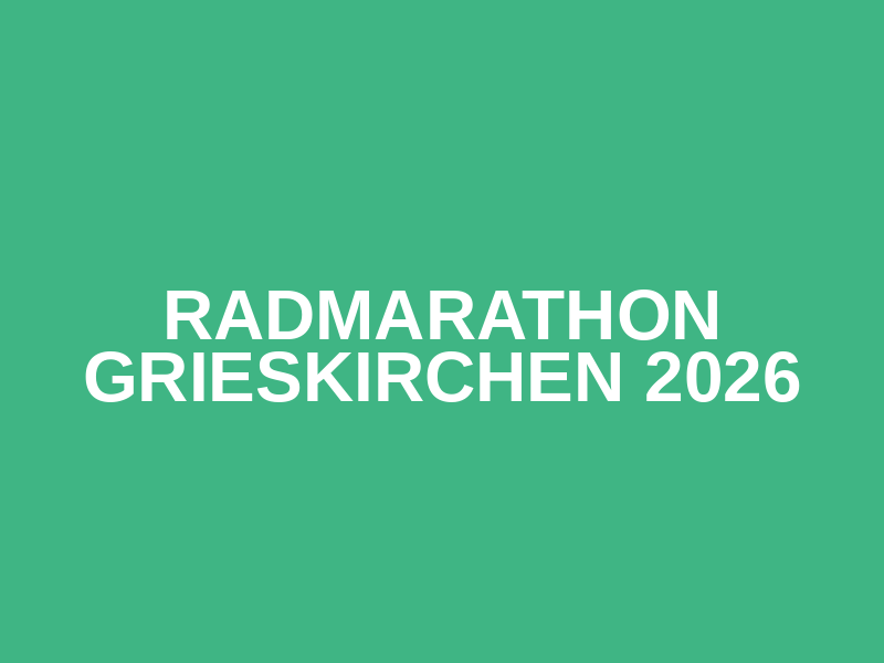 Radmarathon Grieskirchen 2026 Logo